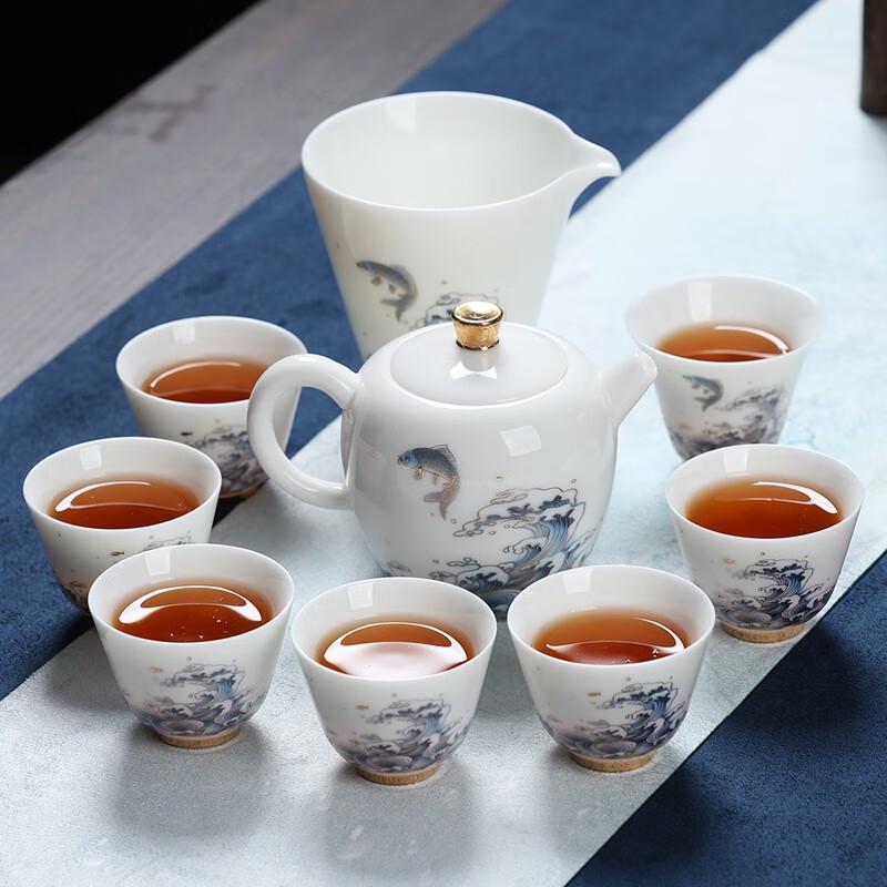 MULTIPOTENT White Porcelain Kung Fu Tea Set