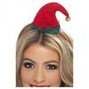 Smiffys Womens/Ladies Elf Hat Mini Christmas Headband