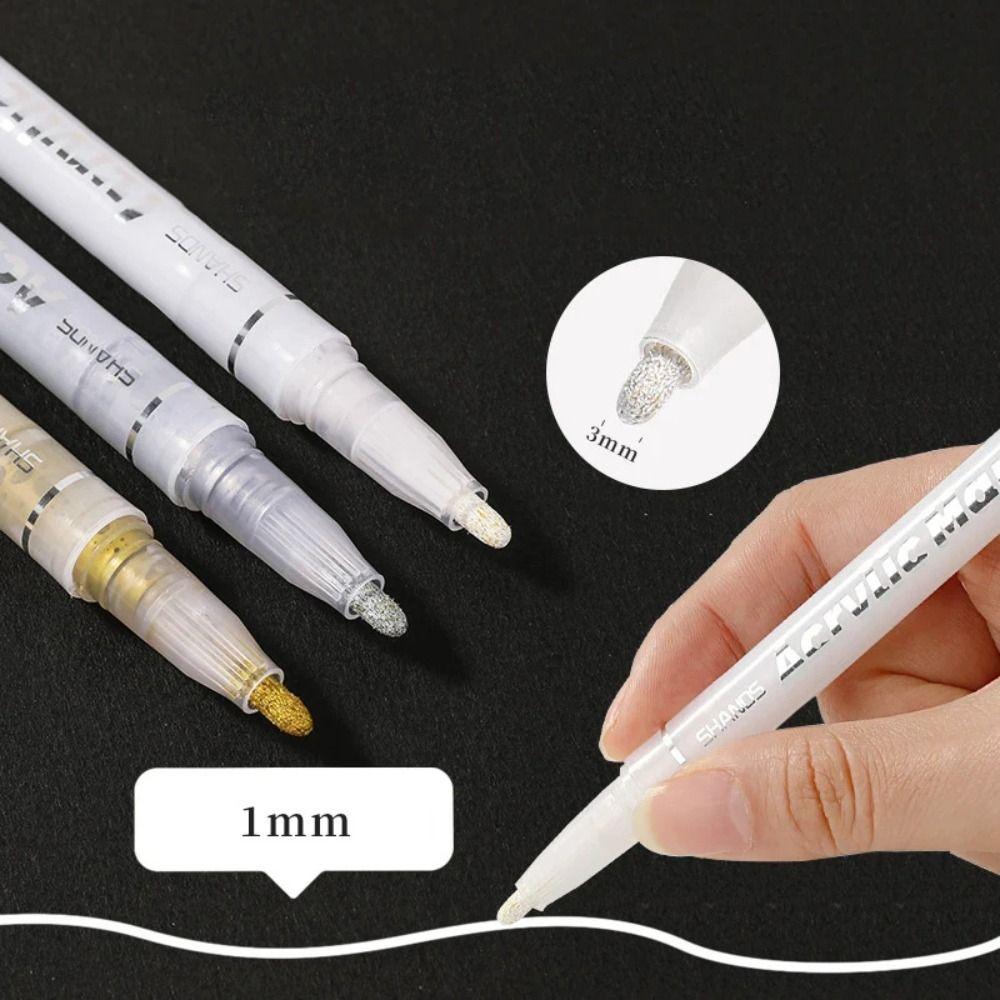 High-gloss Painting Graffiti Pens 1mm Highlight Marker New Acrylic Paint Pen