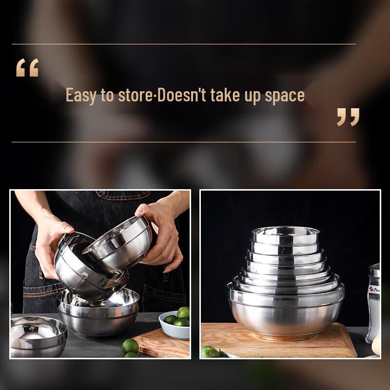 304 Stainless Steel Insulated Soup Bowl
