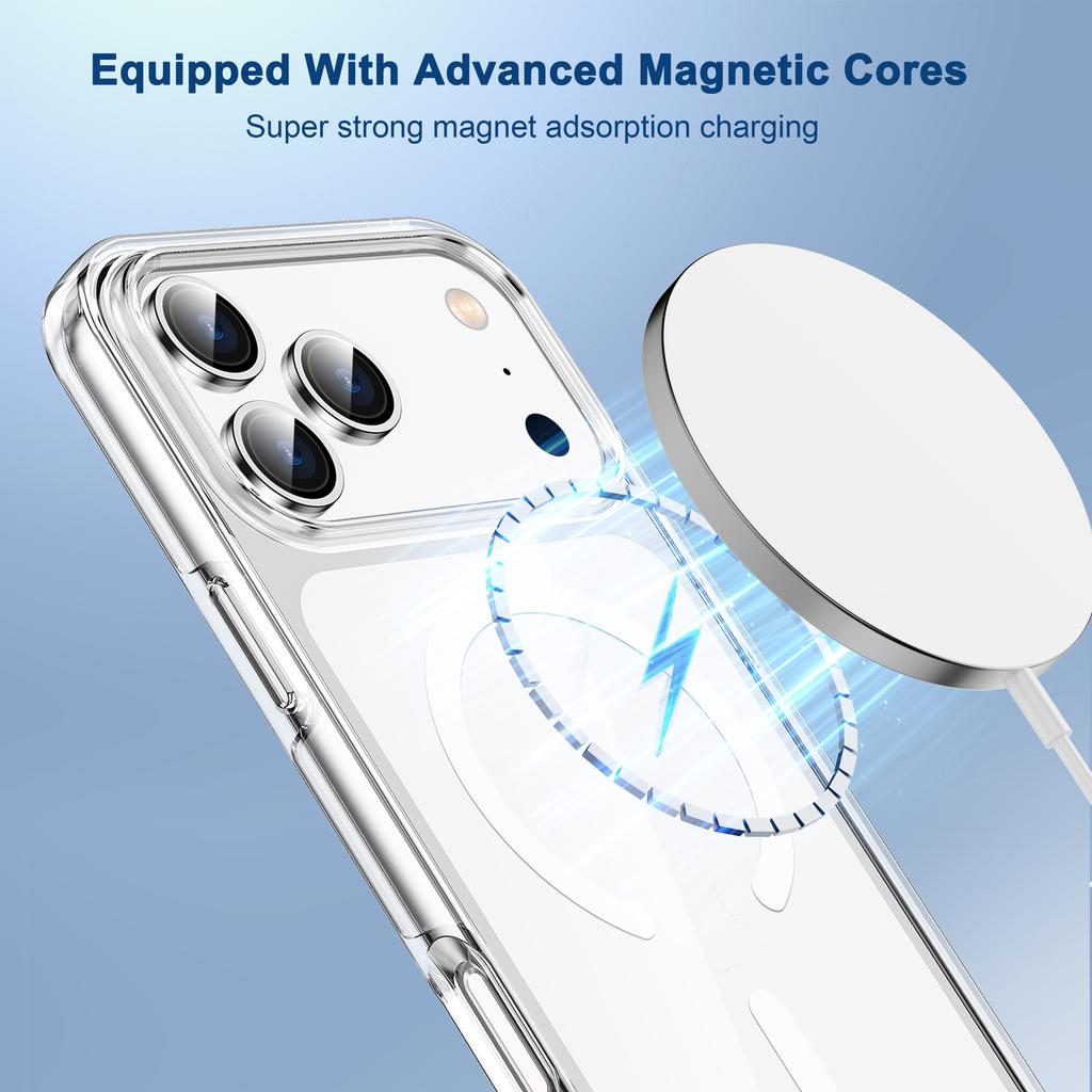 Für Apple 17 Magnetische Handyhülle 16 Transparent 15pro Rundumschutz 14 Offizielle Handy-Schutzhülle