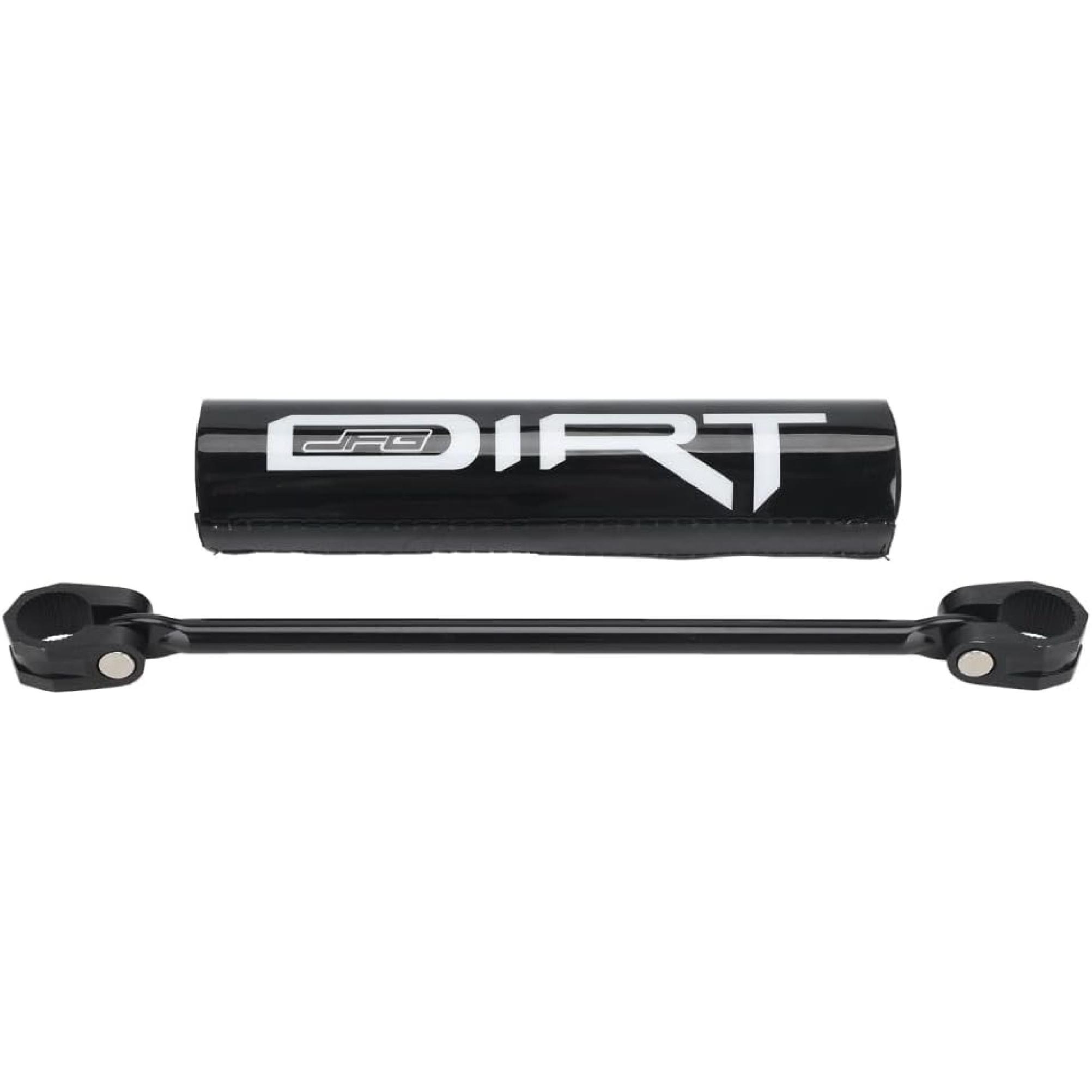 JFG RACING Motorcycle Balance Bar Balance Handlebar Bar Cross with Handle Bar Pad for 7/8  22mm Handlebars Dirt Bike Black
