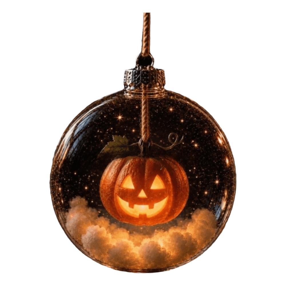 Glowing Halloween Hanging Ball Ornaments Ghost Pendant Ball Luminous Hanging Ball Halloween Party