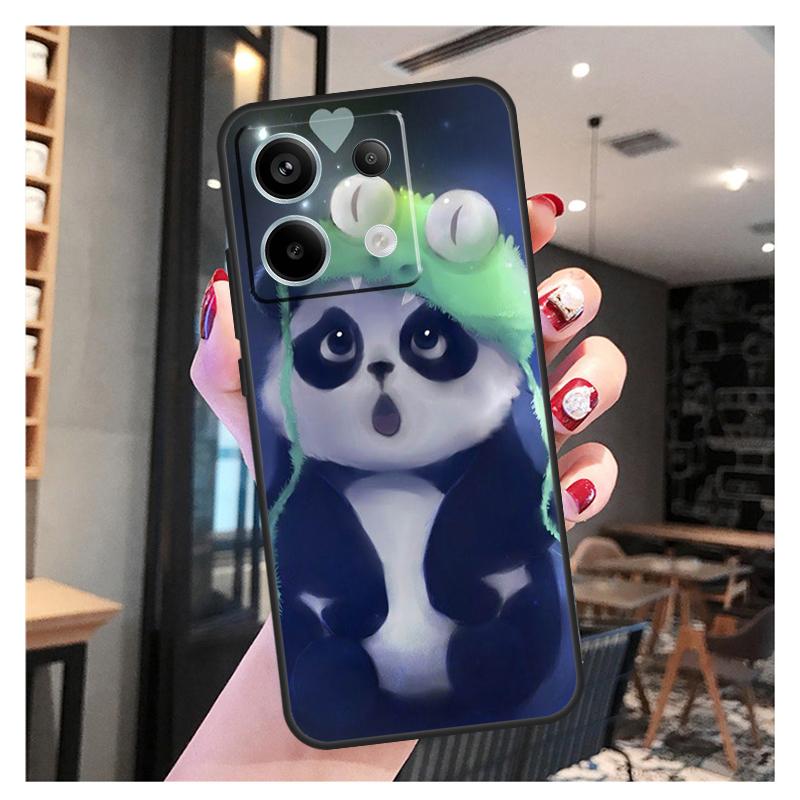 

Милый мультяшный чехол-панда для Xiaomi Redmi 12 13 C 9C 10C Redmi Note 13 Pro 9 10 11 12 9S 10S 11S 12S Задняя крышка Redmi Note 13 4G