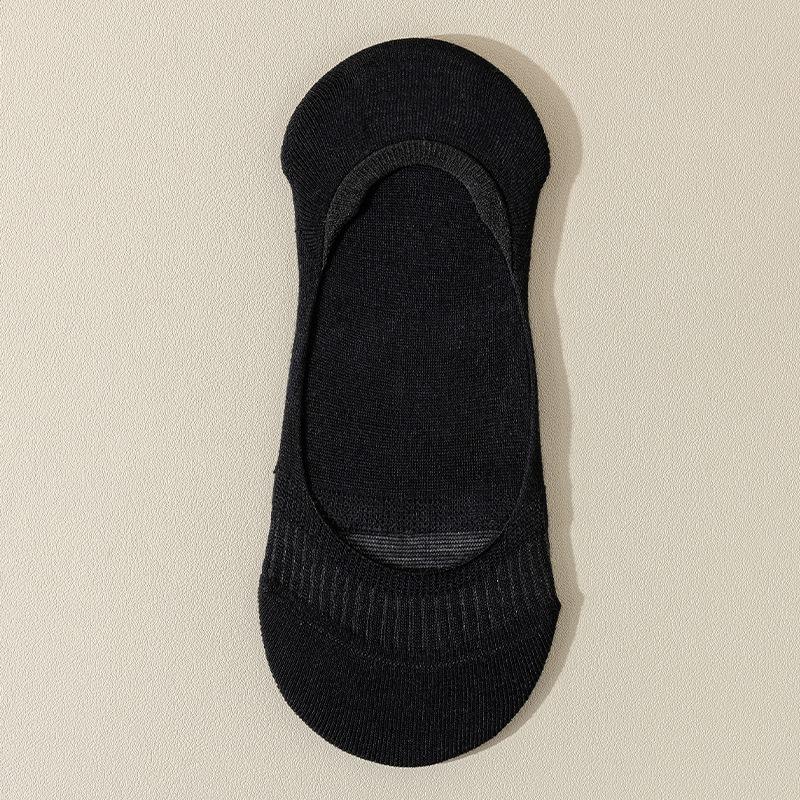 Women's Summer Thin Boneless Mesh Breathable Heel Shallow Mouth Invisible Socks
