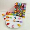 25pcs Glow-in-the-Dark 3D Turtle Figurines - Colorful Translucent Plastic Decorations for DIY Crafts, Party Favors,for Halloween, Easter, Thanksgiving