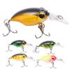 Fishing Mini Minnow Bait High Simulation Three Dimensionals Eyes Artificial Fishing Bait for Outdoor