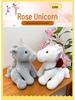 Cross-border Rose Unicorn Plush Toy - Cute Simulation Doll Gift for Girls