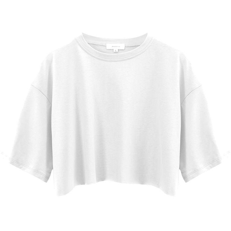 American Sexy Women's Overall Sexy Waist Hollow-out Short Sleeve T-shirt