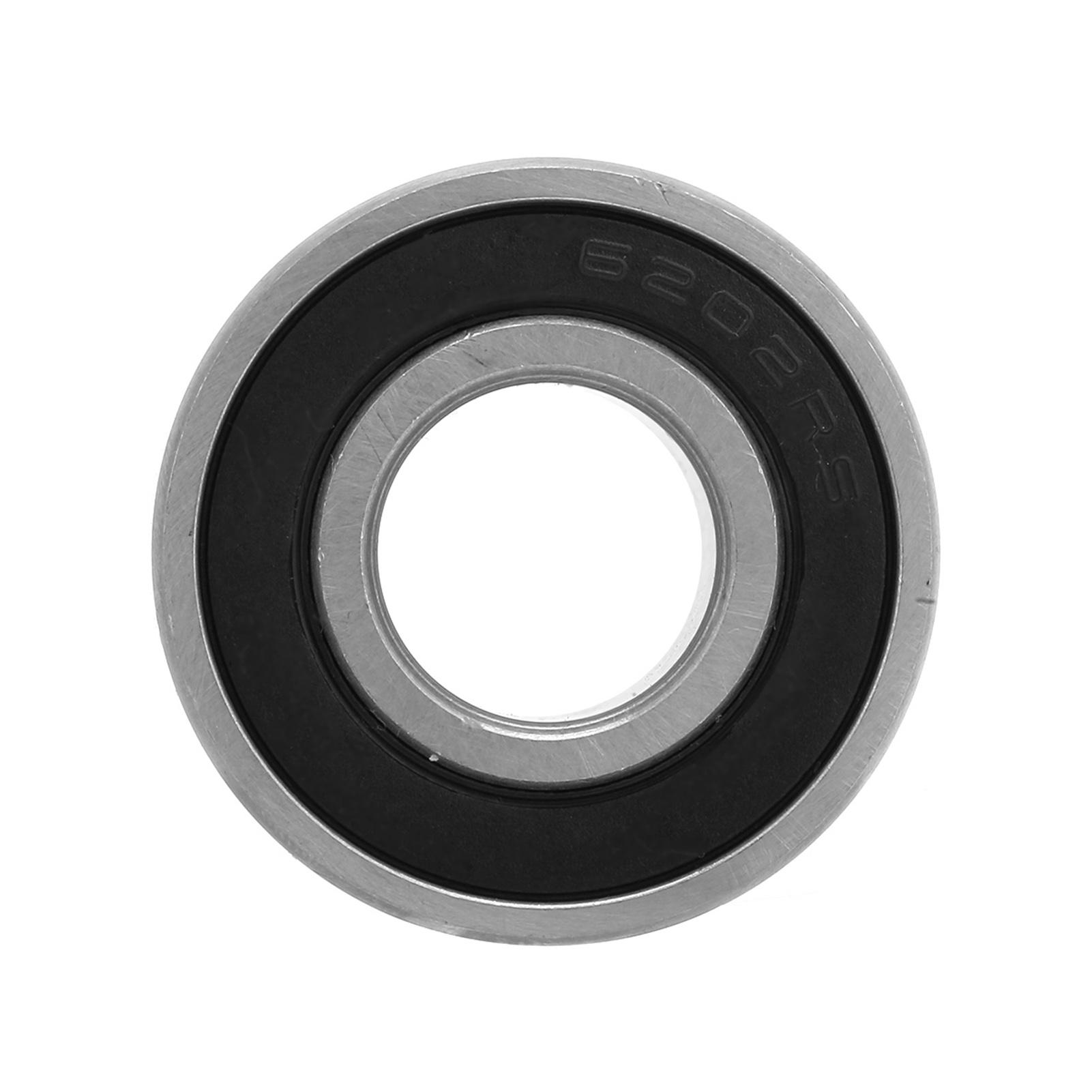 

10pcs 6202 2rs 15x35x11mm Double side Rubber Sealed Deep Groove Steel Ball Bearings