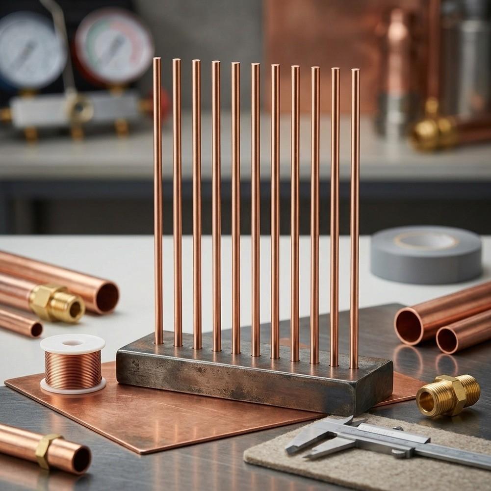 Εξαιρετική Ελαστικότητα 1mm*500mm Ράβδος Συγκόλλησης Ορείχαλκου για Επισκευή Χάλκινων Σωλήνων