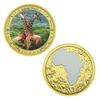 Six Colored Animal Collection Commemorative Coins, Collection Gifts, Commemorative Medals, and Badges, Gift Box Set
