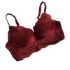 Natal Year Red Underwear Set Women's Small Breasts Gathered Up Support No Steel Rim Bra Closed Breast Adjustment Bra