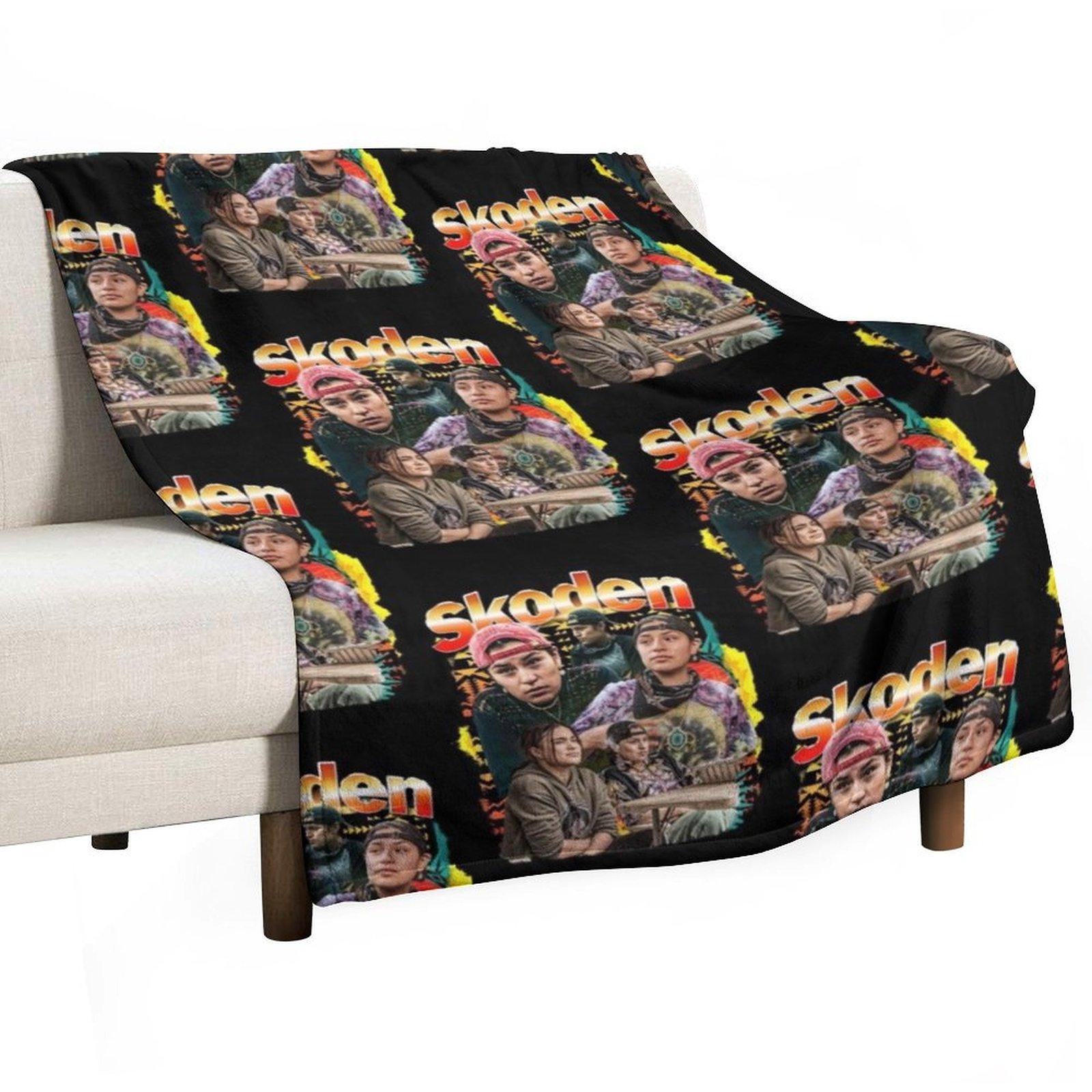 Skoden Reservation Dogs Throw Blanket Heavy Bed Fashionable Retros For Sofa Thin Blankets 30x40in