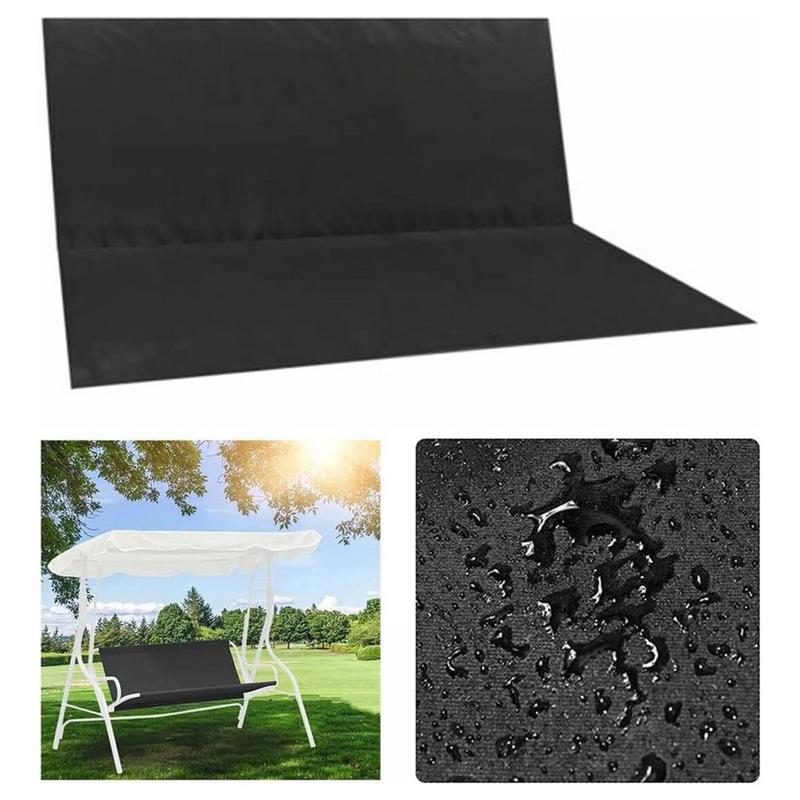 Tela Gruesa 600D Resistente a la Carga Asiento de Columpio Reemplazable Funda Exterior de Repuesto Impermeable Cubierta de Asiento de Jardín Para Porche Gar