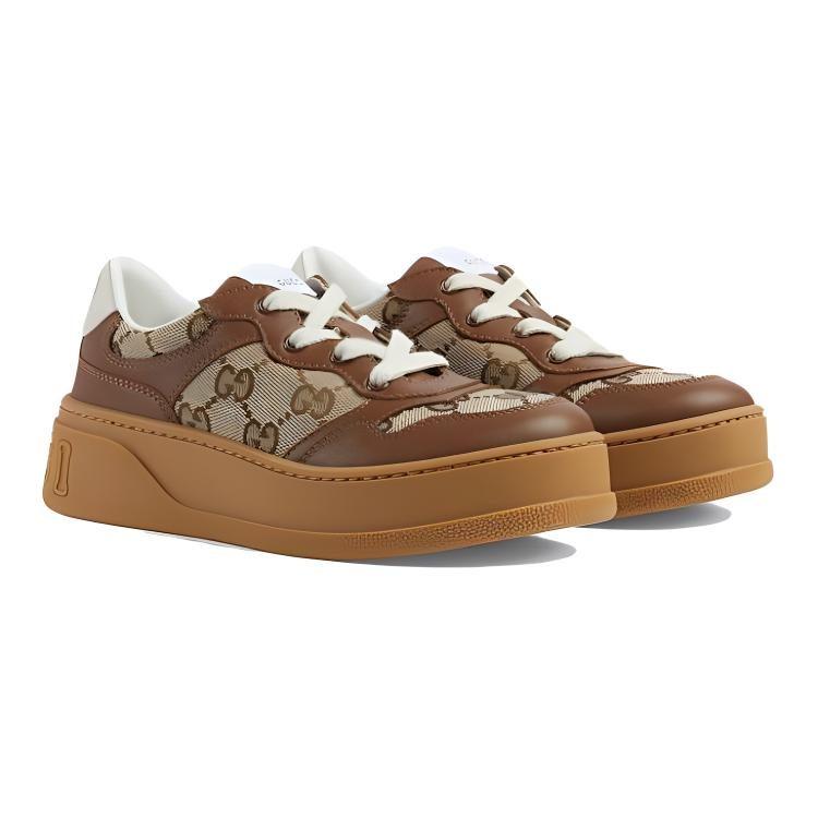 Gucci Kids GG-canvas Leather Sneakers 755894 UPG20 2866