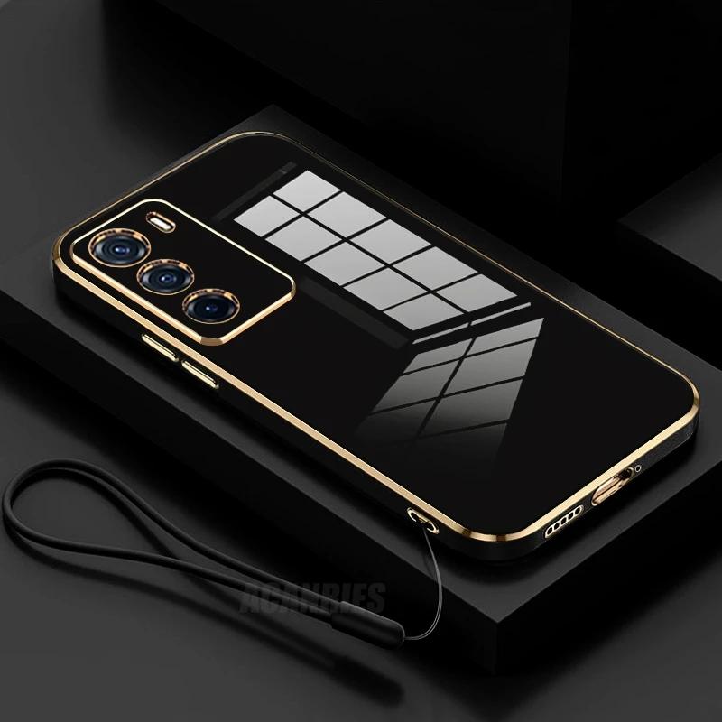 Plating Case For OPPO Reno 13 12 11 Pro F A80 A60 A40/M A98 A79 A58 A78 A38 A96 A76 A36 4G 5G Soft Silicone Phone Cover