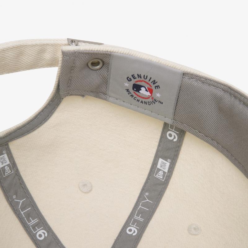 New Era Denim Basic Retro Crown Strapback Ivory 15131623