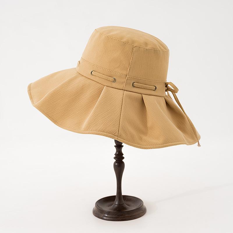 2025 early spring big eaves bucket hat women breathable spring and summer sun protection UV protection sun hat versatile