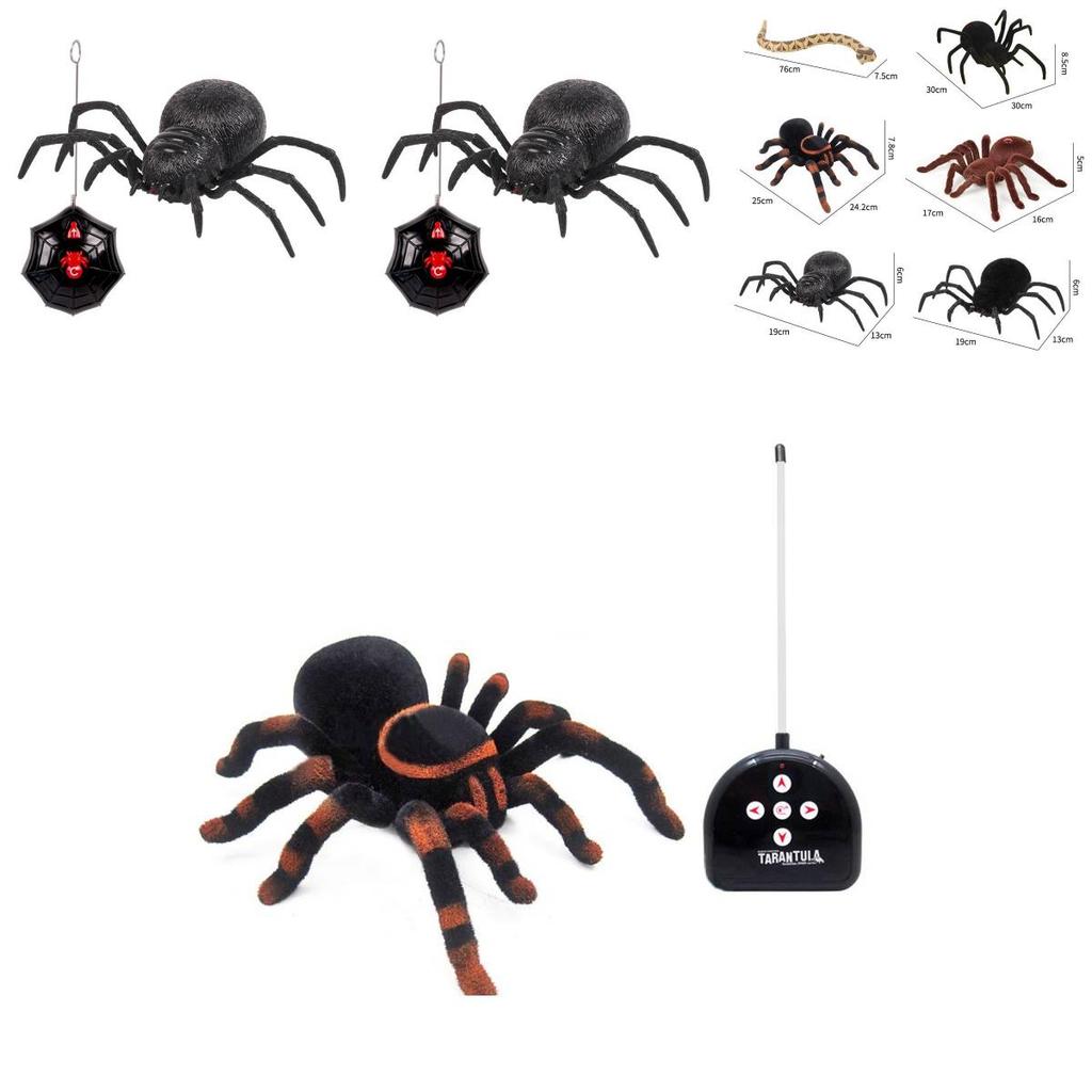 Remote Control Spider Toy With Plastic Material For Kids Age 7 To 14