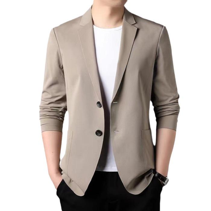 Herren Leichte Business Casual Übergröße Frühling/Sommer Jacke