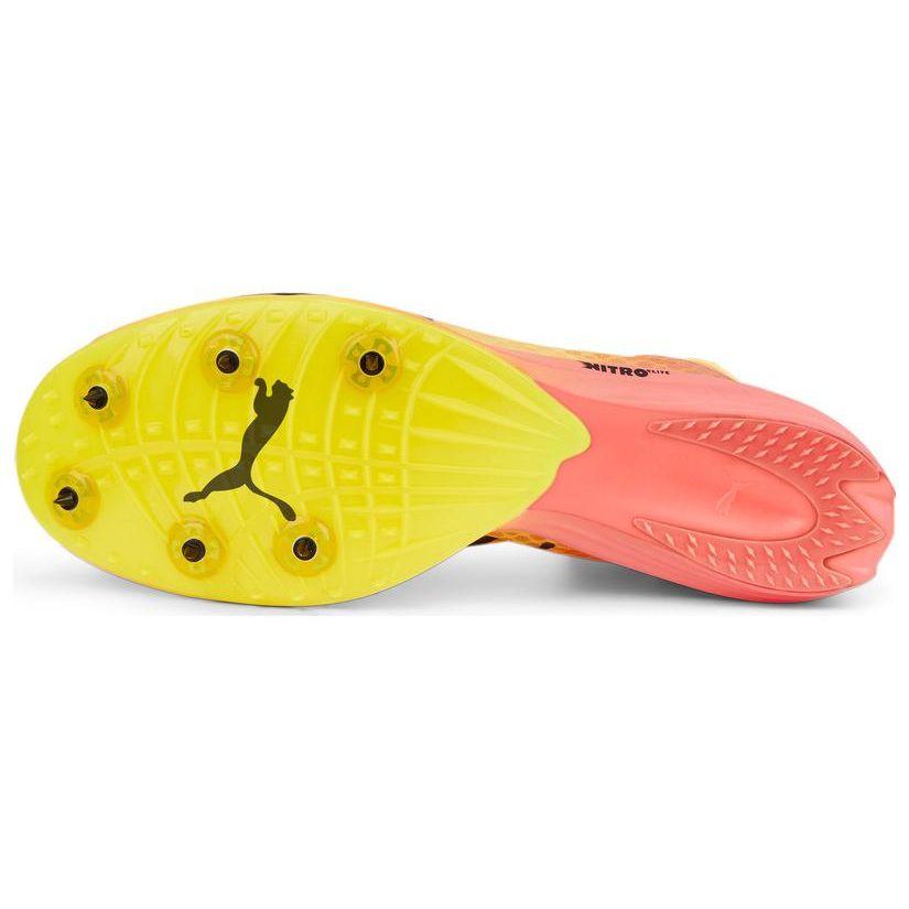 Puma Evospeed Distance Nitro Elite Track Racing Shoes Men Sneakers Orange Red 377383-01