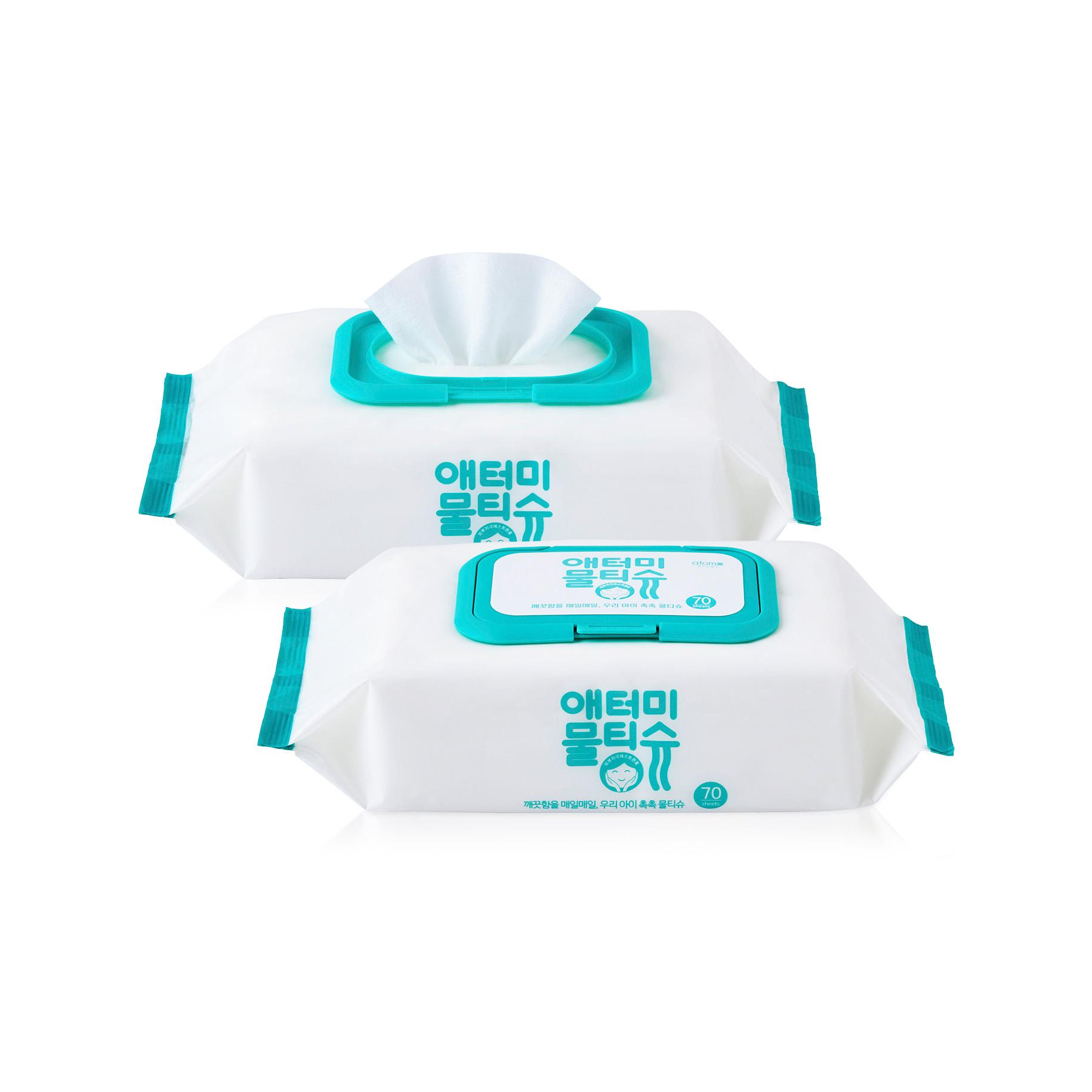 Atomy Wet Wipes (70 sheets x 8 packs)