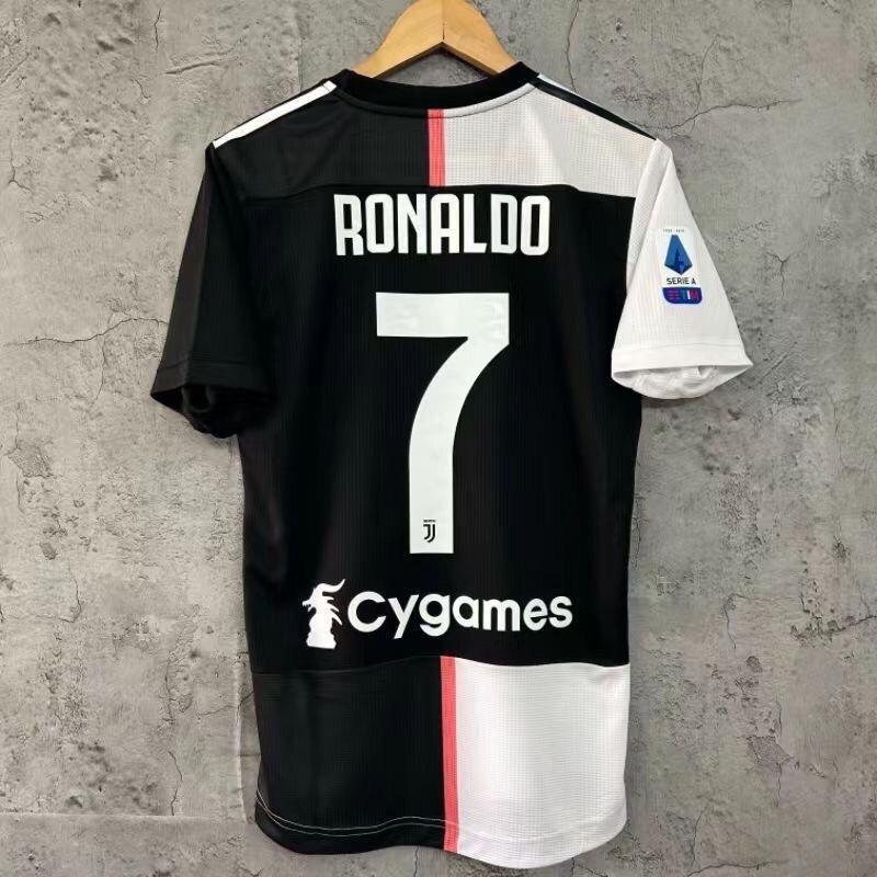 Vintage 1920 Juventus Jersey Home Serie A Champions League No. 7 Long Short-Sleeved Set Football Jersey Fans