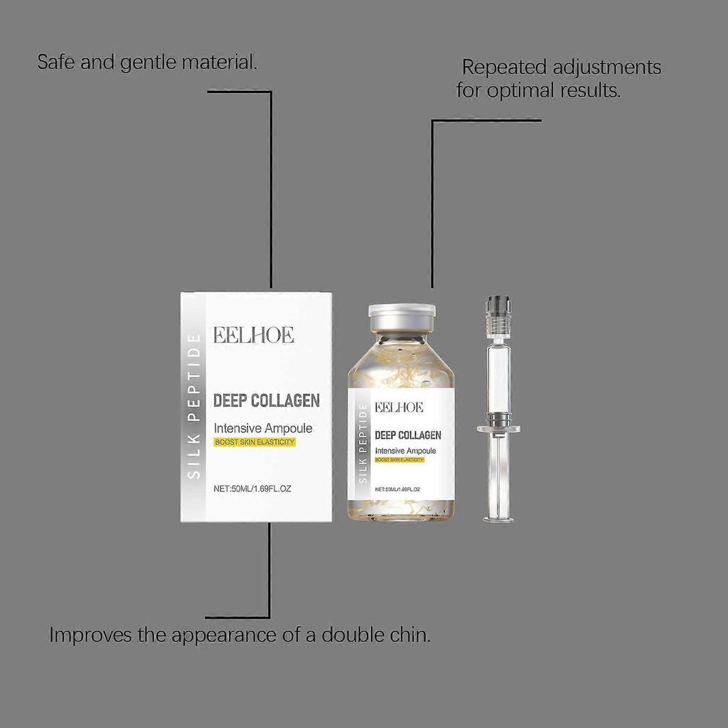 3X Eelhoe Seidenpeptid Intensive Lifting Ampulle, Tiefes Kollagen Gesichtsserum zur Straffung, Lifting, Anti-Aging, Koreanische Hautpflege