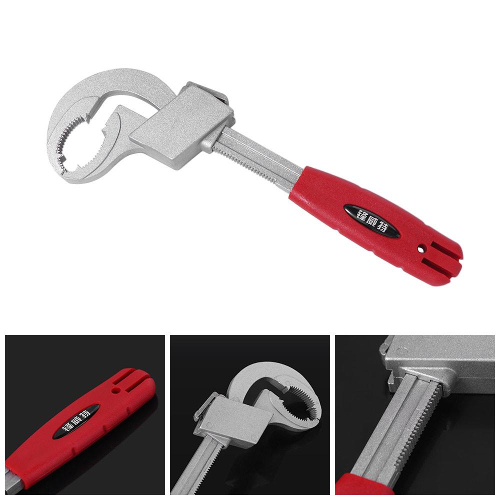 Self-Adjusting Bathroom Wrench 4-in-1 Sink Plumbers Wrench Tight Space Under Sink Wrench