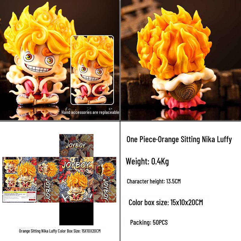 PVC Quality One Piece Luffy Figure with Glowing Feature - Moon Chasing Edition