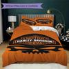 Harley Davidson Skull Gun Bedding 1 Duvet Cover 2 Pillowcase Without Core Without Core Christmas Birthday Gift Soft And Comfortable