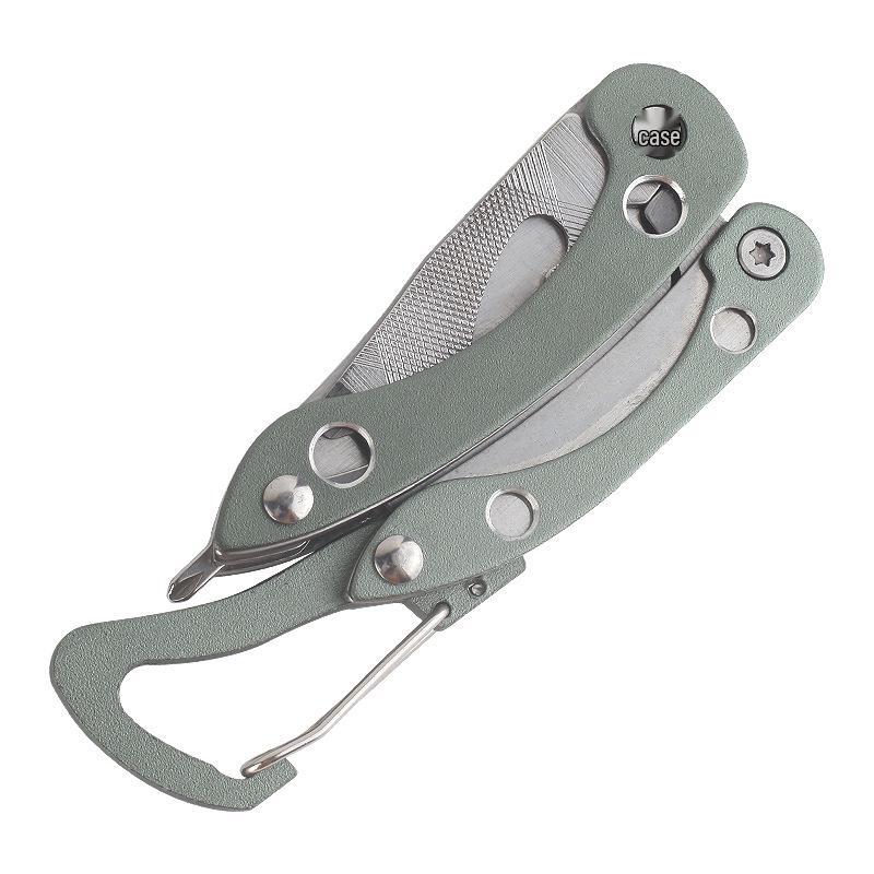 Compact Multi-Tool Keychain: Folding Knife, Pliers, and EDC Emergency Gear