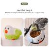 Cartoon Bird Shape Bowl Cage Accessory for Parrots and Budgerigar Bird Feeding Bowl Bird Feeding Station Small Tub Bowl