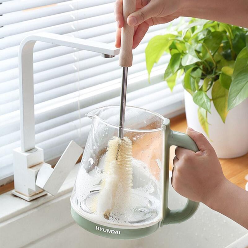 

3 types of water bottle, cup, coffee pot, and tumbler cleaning brush cleaner brushes