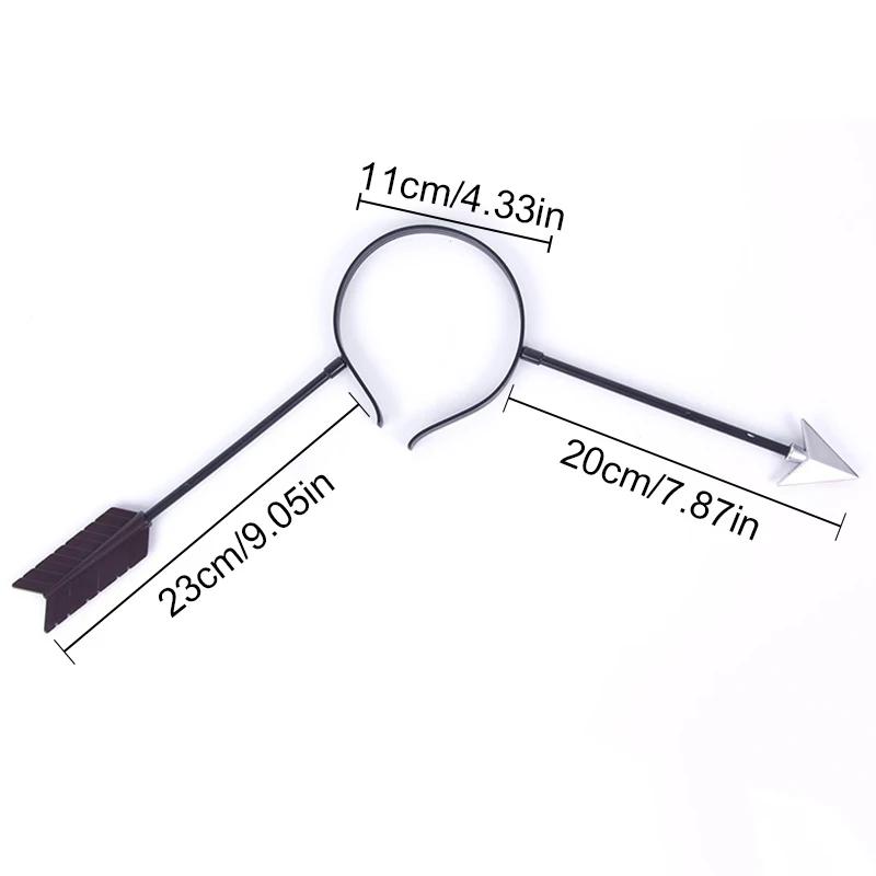 Halloween Party Horror Hair Bands Fake Knife Axe Cleaver Scissor Headbands Through Head Scary Masquerade Costume Photobooth Prop