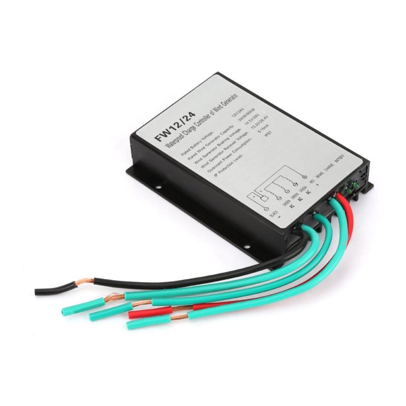 Waterproof Wind Turbine Generator Charge Controller Regulator FW12/24