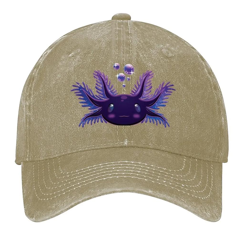 Astrolotl Baseball Cap Funny Hat Icon GentleUnisex Hat Sun Hat For Children Unisex Womens