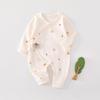 Newborn Pure Cotton Romper: Boneless Crawling Suit for Spring/Autumn