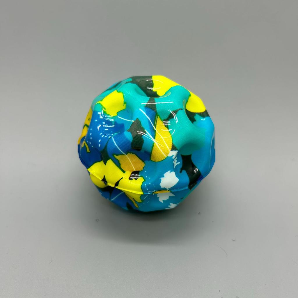 Moon Shaped Pu Foam Bouncy Ball Stress Relief Fidget Toy Soft Anti Stress High Bouncing Ball Squeeze Toy Kids Outdoor Sport Game