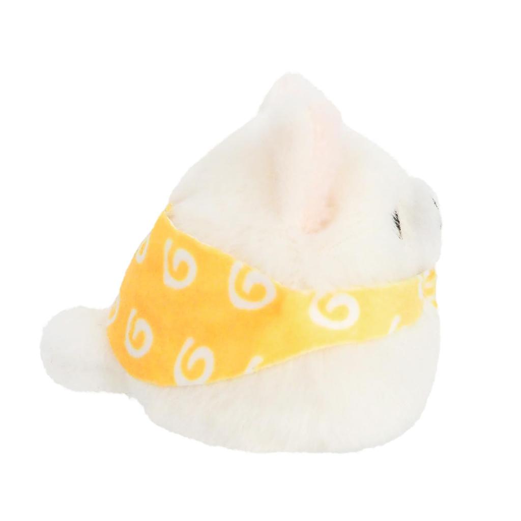 Sanei Boeki Amigos Dango [Cachorro Dango] Branco Tamanho: Aproximadamente. Brinquedo de Pelúcia L7,5 x P6 x A7cm