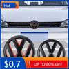 BQM1 VW New 2Pcs Volkswagen Replacement 135mm Front Grill Emblem and 110mm Rear Trunk Lid Car Badge for Golf MK6 2009 2010 2011 2012 Bf2