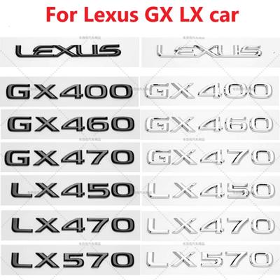 Pour GX LX GX400 GX460 GX470 LX450 LX470 LX570 Insigne Autocollant F SPORT ABS Avant Côté Arrière Coffre Emblème Logo Autocollant Garniture