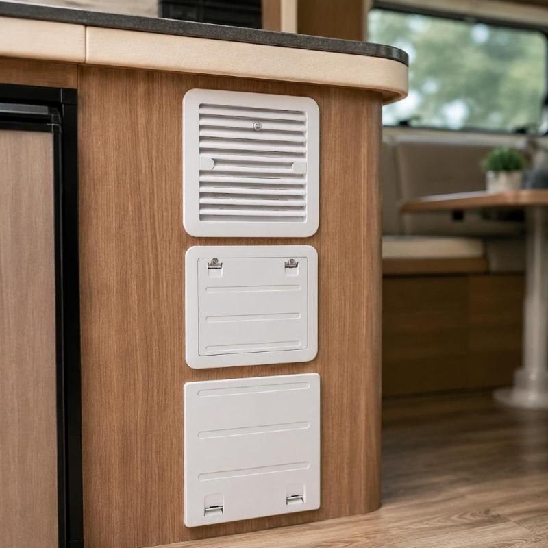 Motorhome Vent Debris Barrier Ventilation Outlet Grille, Removable Cover for Parking and Maintenance Tasks