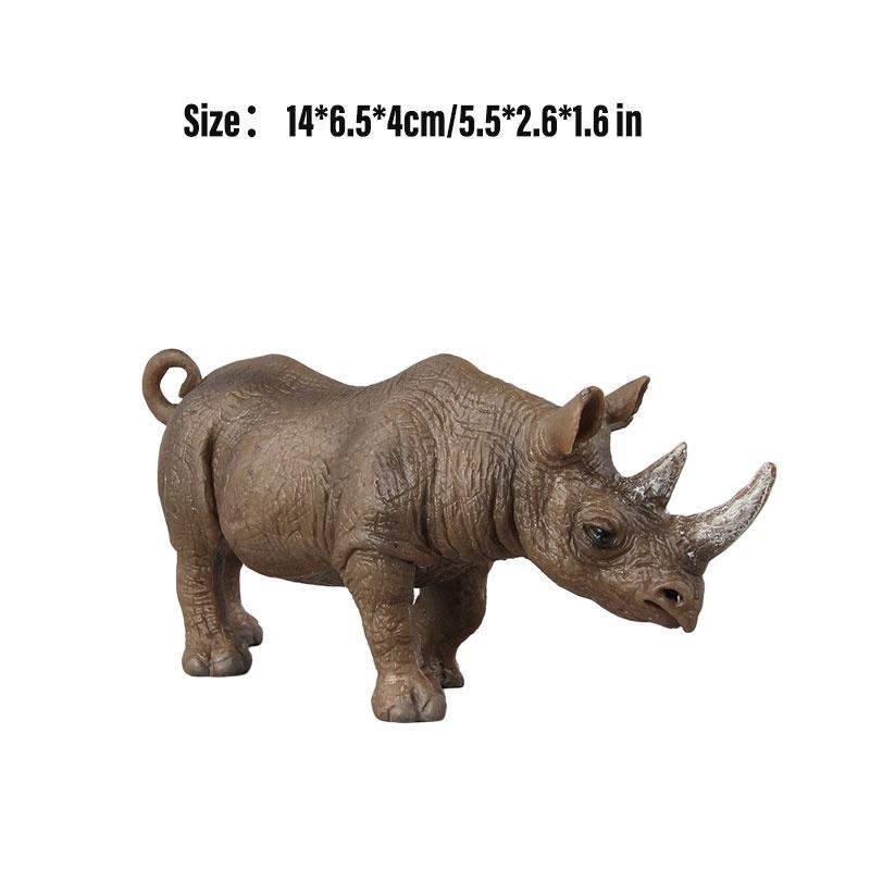 Educational Toy Animal Model Simulation Farm Animal Figures Kid's Gift Plastic Material Cow Category 14x8cm Size