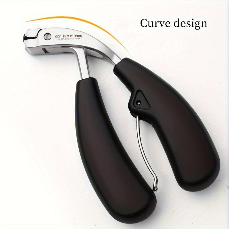 1 Pc Professional Nail Clippers, Heavy-Duty Toenail Trimmer, Anti-Splatter, Wide Opening, Sharp Stainless Steel Blade, Long Handle,for Men and Seniors