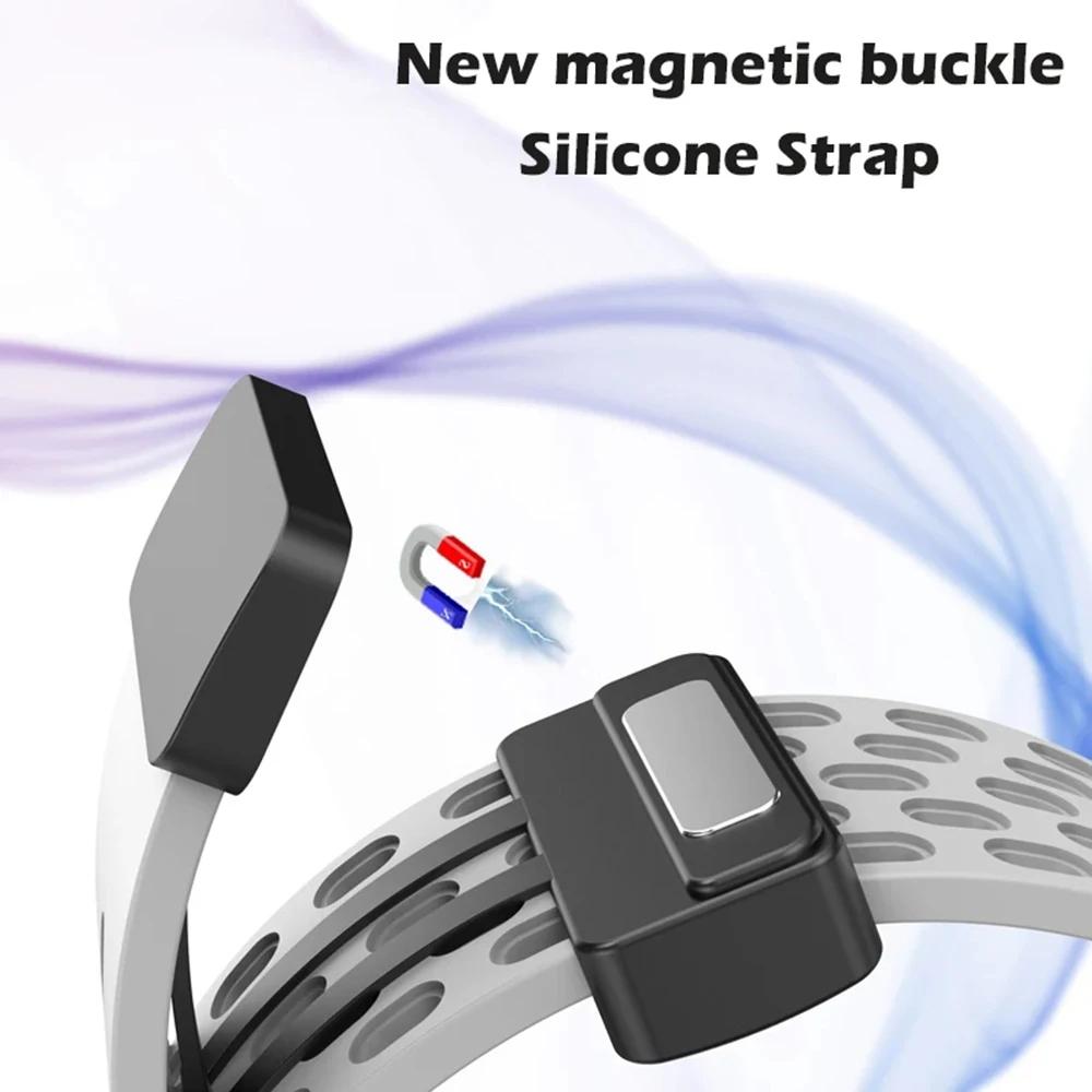 Magnetic Strap For Samsung Galaxy Fit 3 SmartWatch Replacement Bracelet Silicone Buckle Wristband for Samsung Galaxy Fit3 Band