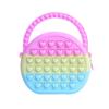 Silicone Children's Bag, Pinch Le Silicone Wallet, Girl's Semi-circular, Cartoon Handheld Zero Wallet Bubble Le Bag