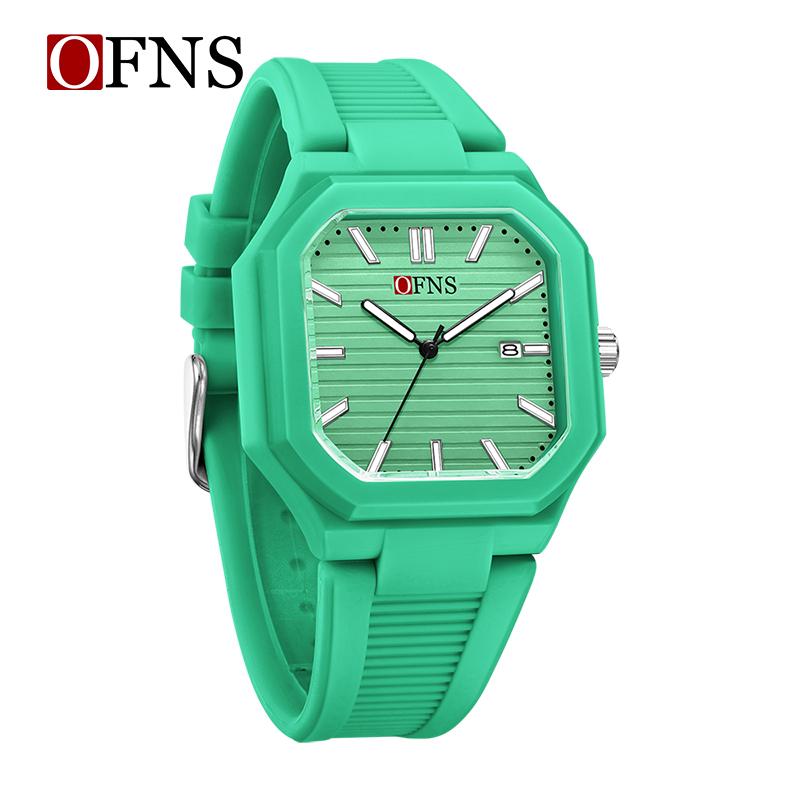 Fashion Ofns 1588 Student Quartz Wristwatch Simple Calendar Luminous Ladies Watch Sports Casual Watches For Woman Reloj Mujer
