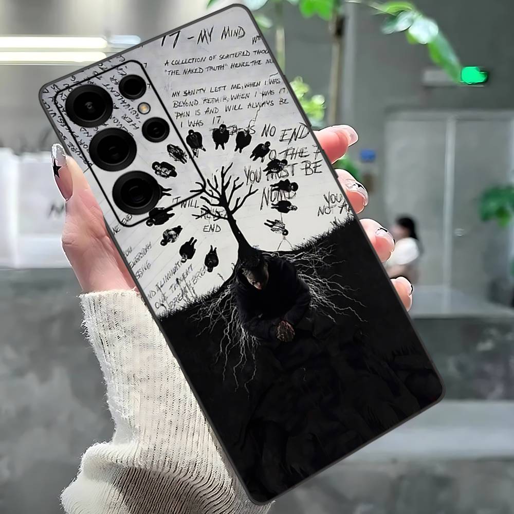 

Rapper X-XXXTentacionS Phone Case For Samsung S 24 Fe 25 Ultra Plus 20 Lite 21 30 22 23 24 22 Ultra 5G Fundas Samsung S21Ultra
